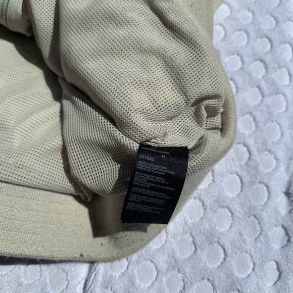 VINTAGE Tommy Hilfiger Jacket Mens Medium Windbreaker Beige/ Cream Full zip - Picture 11 of 11
